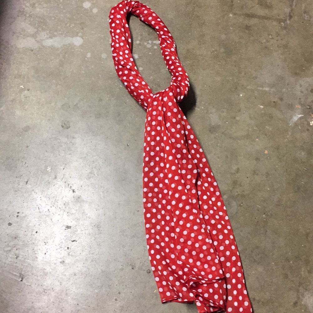 Polkadot scarf.  NWOT